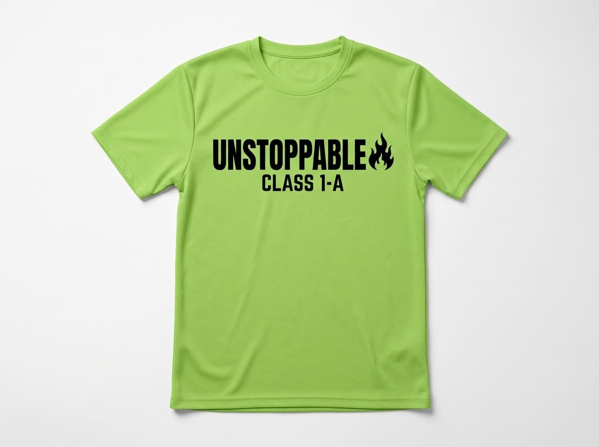 文化祭 クラスTシャツ制作イメージ 手書きイラスト