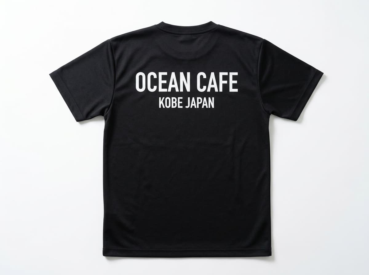 飲食店 オリジナルTシャツ制作イメージ 背面デザイン