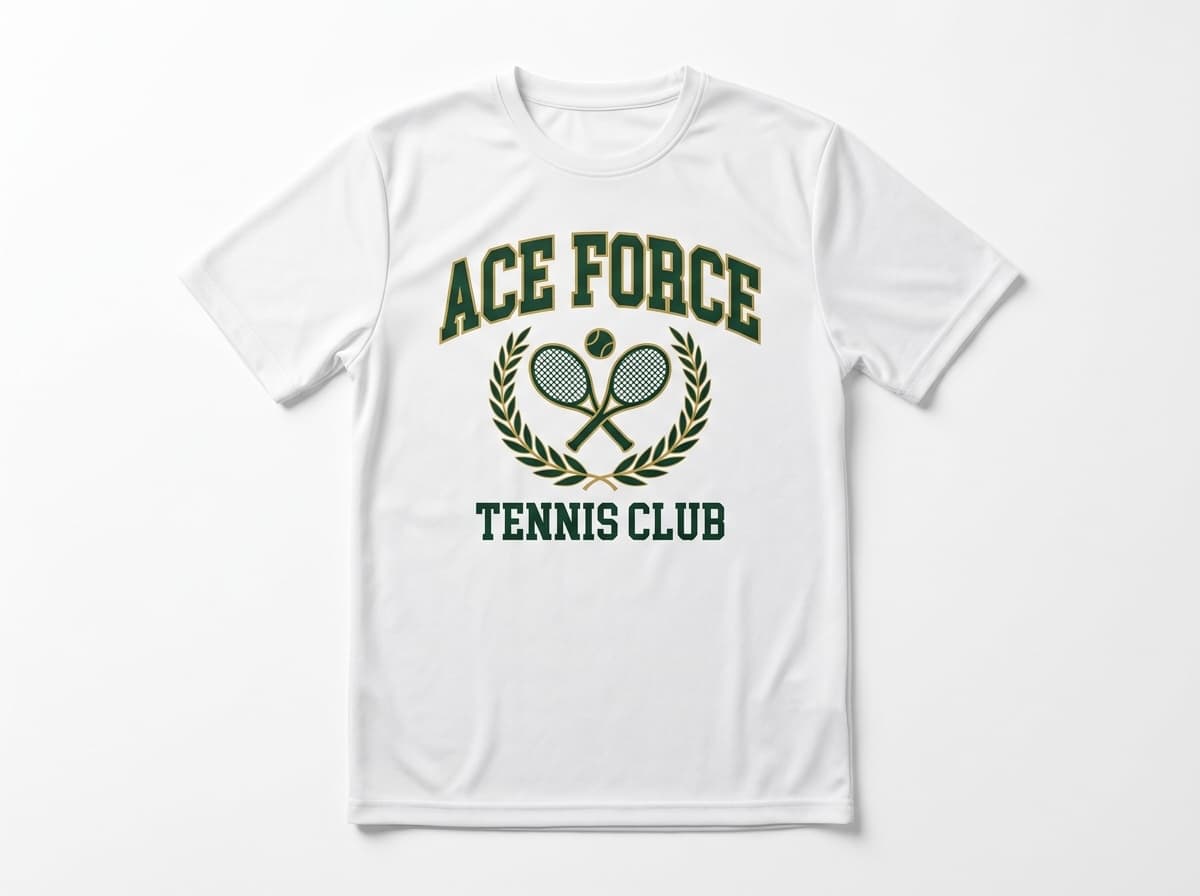 テニス オリジナルTシャツ制作イメージ チーム名プリント
