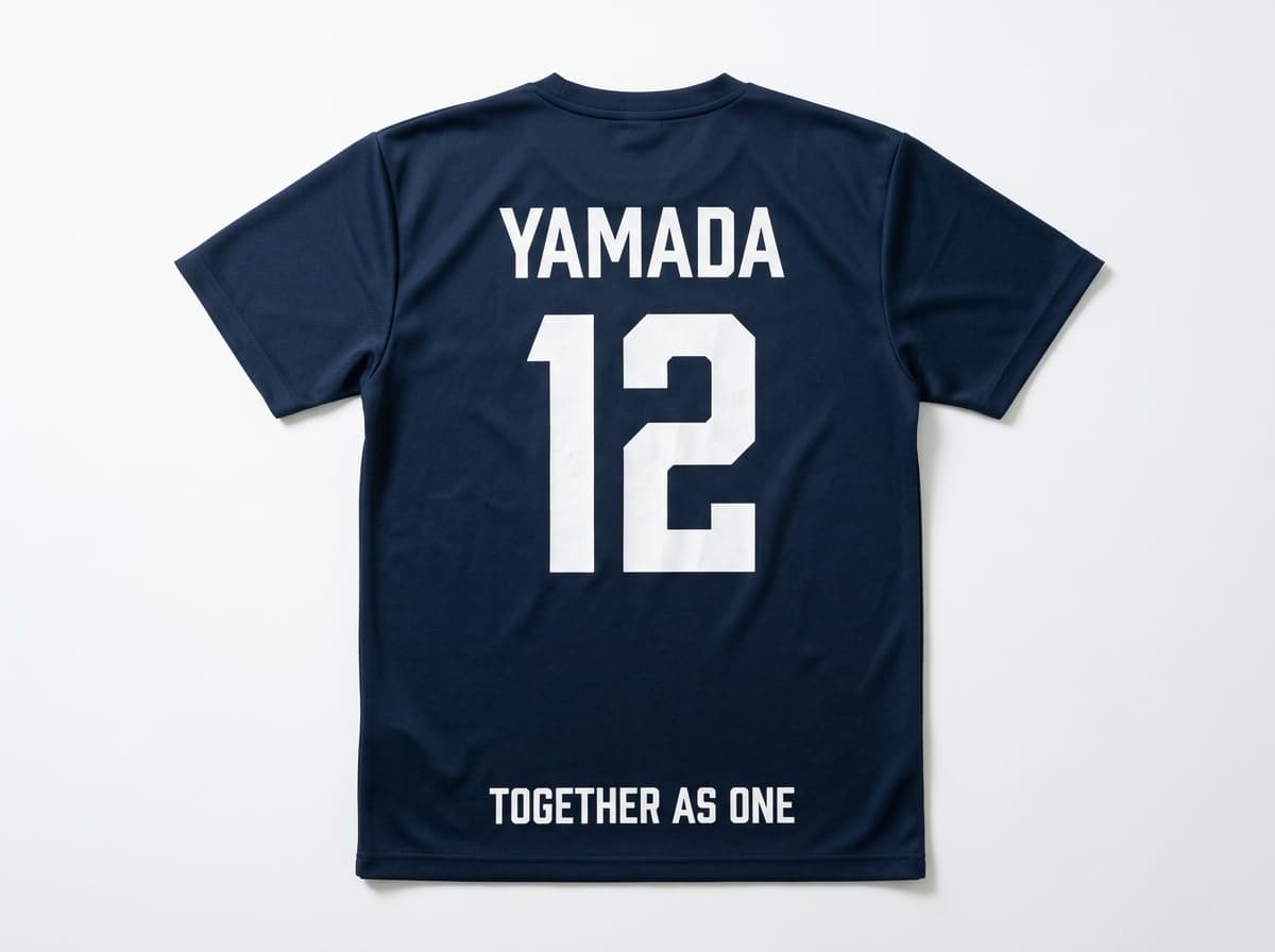 オリジナルプリントTシャツ制作イメージ 背面デザイン